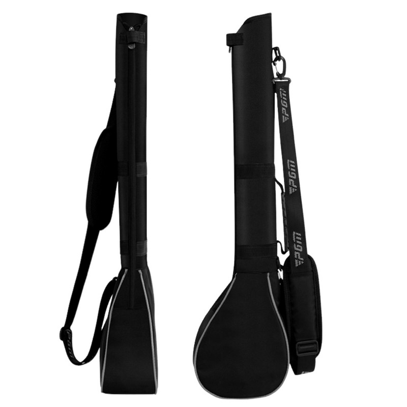 Lengvas sulankstomas golfo lazdos krepšys, kuriame telpa 3 lazdos golfo stovas, minkšta guminė rankena Golfo lazdų krepšys vyrams ir moterims