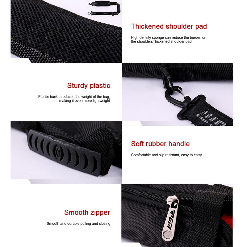 Lengvas sulankstomas golfo lazdos krepšys, kuriame telpa 3 lazdos golfo stovas, minkšta guminė rankena Golfo lazdų krepšys vyrams ir moterims