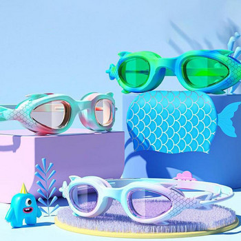 Детски очила за плуване против замъгляване Водоустойчиви детски очила за плуване CuteMermaid Swim Eyewear Boy Girl Професионални очила за плуване