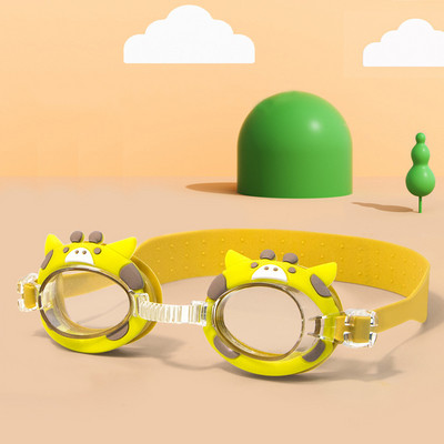 Gyerekek Gyerekek Aranyos Rajzfilm Úszószemüveg Úszómedence Vízálló Ködvédő Szemüveg Vízisport Búvárkodás Szörf Szemüveg füldugóval