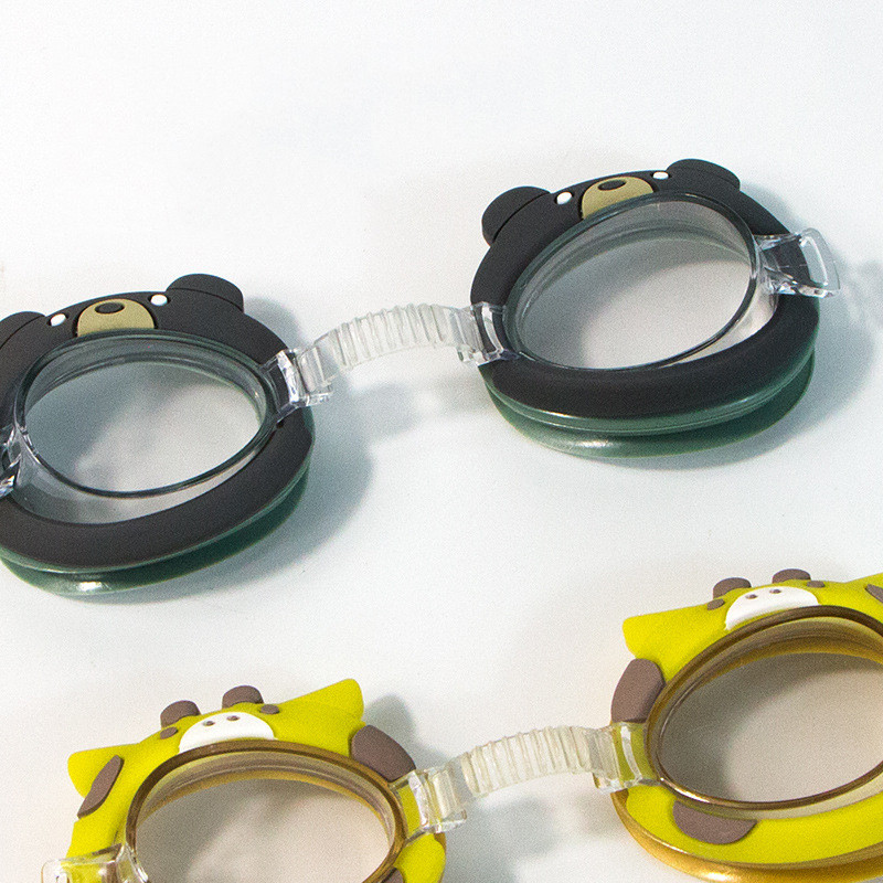 Gyerekek Gyerekek Aranyos Rajzfilm Úszószemüveg Úszómedence Vízálló Ködvédő Szemüveg Vízisport Búvárkodás Szörf Szemüveg füldugóval