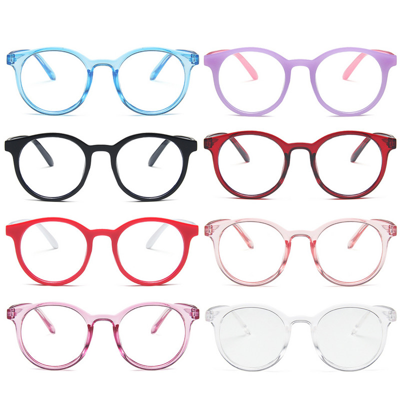 1PC Πολύχρωμα Anti Blue Light Γυαλιά οράσεως PC Διαφανή γυαλιά ματιών που μπλοκάρουν γυαλιά Παιδικά γυαλιά υπολογιστή για παιδιά