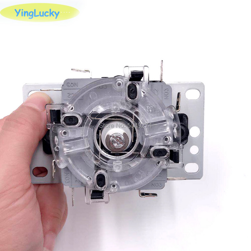 Uued saabuvad mängusaalide juhtkangi DIY joystick Red Ball 4/8-suunalise juhtkangi võitluskepi osad mängusaali kuumaks reklaamiks