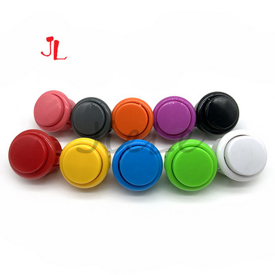 10Pcs Arcade 30mm Round Button Copy SANWA OBSF-30 Push Button JAMMA MAME Игра Направи си сам Части Високо качество
