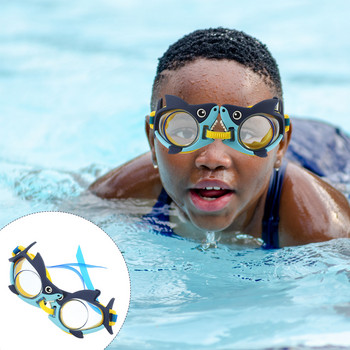 Детски очила за плуване за плуване Анимационни очила против замъгляване Детски басейн Малко дете 3-годишни очила Силикагел Години Дете 2