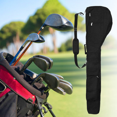 Найлонови чанти за голф Устойчиви на надраскване Водоустойчива чанта за голф Прахозащитно покритие с цип Голям капацитет Издръжливи преносими аксесоари за открито