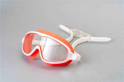 Dječje naočale za plivanje s velikim okvirom protiv zamagljivanja. Dječje naočale za plivanje