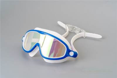 Dječje naočale za plivanje s velikim okvirom protiv zamagljivanja. Dječje naočale za plivanje