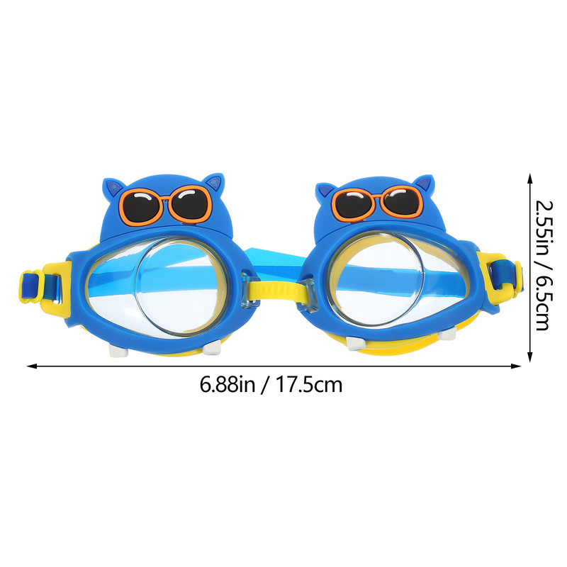 Animaciniai filmukai plaukimo akiniai mažiems vaikams akiniai vaikams kepurė 3-6 metų mergaitėms baseinas silikagelis 4-12 vaikai 6-14 metų viršelis