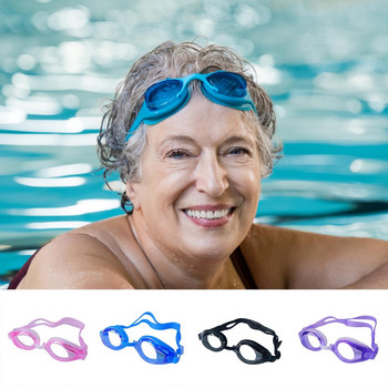 Очила за плуване Без течове Очила за басейн против замъгляване Очила за плуване за възрастни мъже жени младежи 180° прозрачни