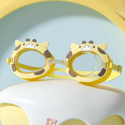 Ochelari de înot din carton Ochelari de protecție din silicon moale Ochelari de protecție pentru piscină cu apă Ochelari de înot la modă pentru băieți Fete Copii 2-12 ani Adolescenți