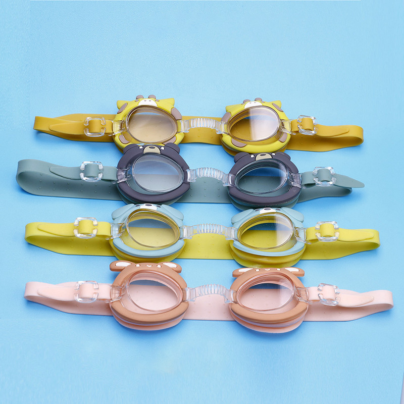 Ochelari de înot din carton Ochelari de protecție din silicon moale Ochelari de protecție pentru piscină cu apă Ochelari de înot la modă pentru băieți Fete Copii 2-12 ani Adolescenți