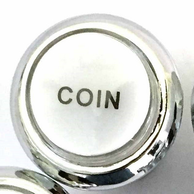 1 TK kroomkattega valgustatud mängusaali surunupp 5V 12v LED-mündinupp mikrolülitiga 1P 2P KREDIIDI PAUS