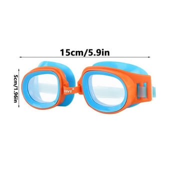 Очила за плуване Детски UV протектор против замъгляване Меки силиконови регулируеми очила за плуване Детски очила Очила за шнорхел Очила за гмуркане