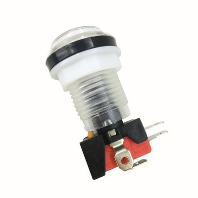 10 buc. Buton de mașină de arcade LED Snap 28mm Miroswitch translucid Butoane de iluminare pentru DIY Raspberry pi MAME PC Pandora Game