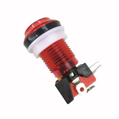 10 buc. Buton de mașină de arcade LED Snap 28mm Miroswitch translucid Butoane de iluminare pentru DIY Raspberry pi MAME PC Pandora Game