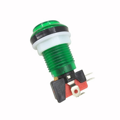 10 buc. Buton de mașină de arcade LED Snap 28mm Miroswitch translucid Butoane de iluminare pentru DIY Raspberry pi MAME PC Pandora Game