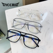 Trumparegystės akiniai Anti mėlyni akiniai Didelio rėmo juodo rėmelio akiniai Akiniai vyrams Akiniai akiniams moterims Mėlynos šviesos blokavimas