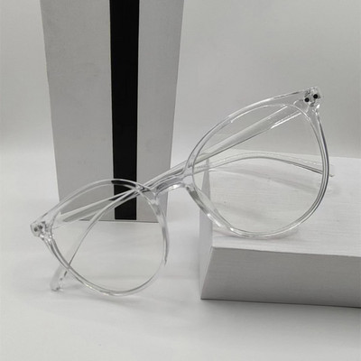 Ochelari vintage de blocare a luminii albastre, femei bărbați, cadru rotund din metal, ochelari anti-lumină albastră, protecție ochilor, ochelari ultra ușori
