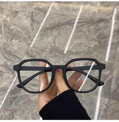 Anti Blue Light Prillid Naiste Meeste Läbipaistvad Ümmargused Prillid Blokeerivad Prillid Arvuti Lugemisprillid Raam Optilised Prillid