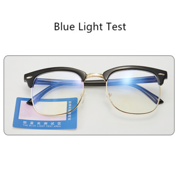 Дамски очила против сини лъчи Мъжки квадратни компютърни очила Рамка за защита Блокиране на синя светлина Унисекс работни очила