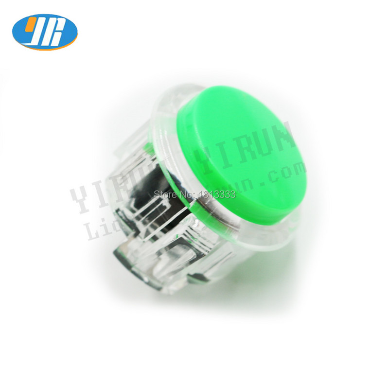 10 tk läbipaistev arkaadmäng 30 mm / 24 mm nupp Asenda SANWA OBSF-30 OBSC-30 JAMMA lauamündimasin DIY