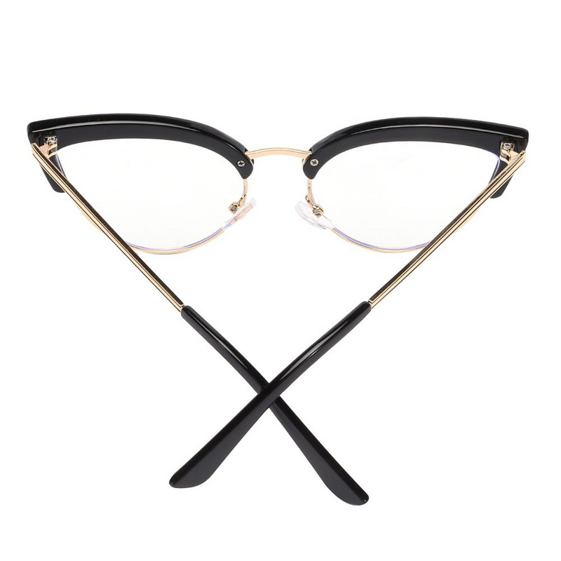 Cat Eye Kompiuterio akiniai moterims Mėlyna šviesą blokuojantys akiniai Biuro akiniai Kompiuteriniai akiniai Prabangūs Dizaino Retro akiniai