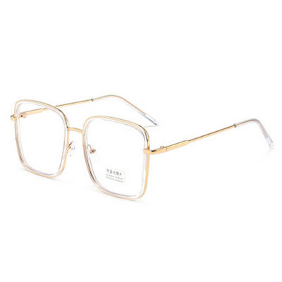 BEGREAT Fashion Anti Blue Light Suured prillid Vintage raamiga optilised prillid Prillid Läbipaistvad blokeerivad prillid