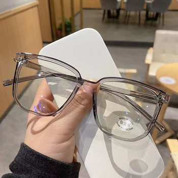Μεγάλο τετράγωνο μπλε φως που μπλοκάρει γυαλιά γυαλιά σκελετό Γυαλιά ρετρό Unisex gaming υπολογιστών Προστασία ματιών Classic απλά γυαλιά γυαλιά
