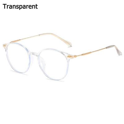 Trend Optical Arvuti Läbipaistvad universaalsed prillid Uus mood Anti-Blu-Ray Naiste prillid Retro lühinägelikkus Meeste prilliraam