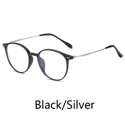 Trend Optical Arvuti Läbipaistvad universaalsed prillid Uus mood Anti-Blu-Ray Naiste prillid Retro lühinägelikkus Meeste prilliraam