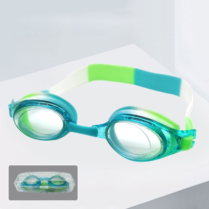 Párásodás elleni UV-védelem Gyermekek nem szivárognak, rugalmas pánttal ellátott úszószemüvegek