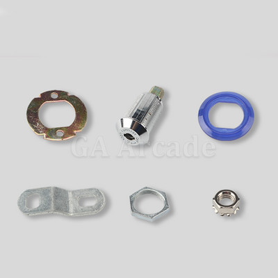 1 vienetas 21 / 27 mm arkadinio aparato dalys Trumpų pinigų durelių įrankių dėžutė Vamzdinės kameros spynos to paties numerio klavišai, skirti arkadinių žaidimų mašinai