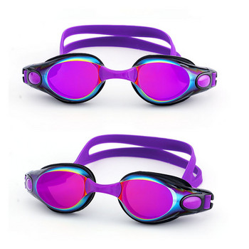 Очила за плуване Късогледство Мъже Жени Предпазни очила против замъгляване Водоустойчиви силиконови очила за плувен басейн Възрастни Деца Защитни очила за гмуркане