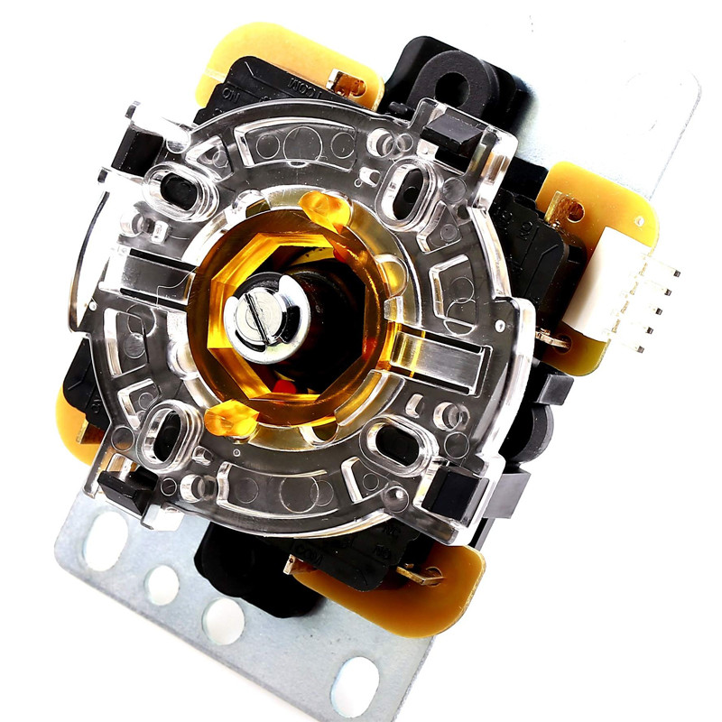 Originalūs Sanwa GT-Y aštuoniakampiai vairasvirtės ribojamosios plokštės aštuonkampiai ribojantys vartai, skirti Sanwa JLF serijos vairasvirtėms MAME JAMMA