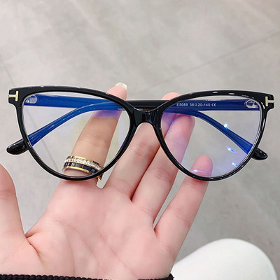Модни дамски мъжки компютърна рамка анти-UV сини лъчи очила компютърни очила очила очила грижа за зрението класически котешки очила2022