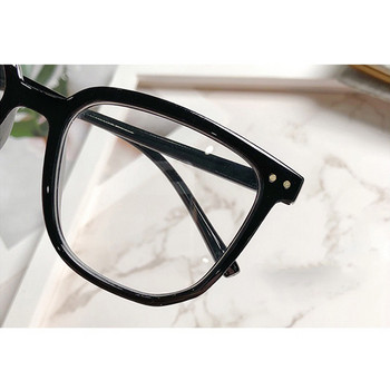 Прозрачна рамка за компютърни очила Жени Мъже Квадратни очила против синя светлина Пластмасови панти Очила Оптични очила Очила