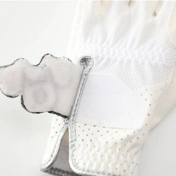 Дишащи ръкавици за голф Дамски спортни тренировъчни ръкавици за лява ръка от полуовча кожа, могат да бъдат на едро