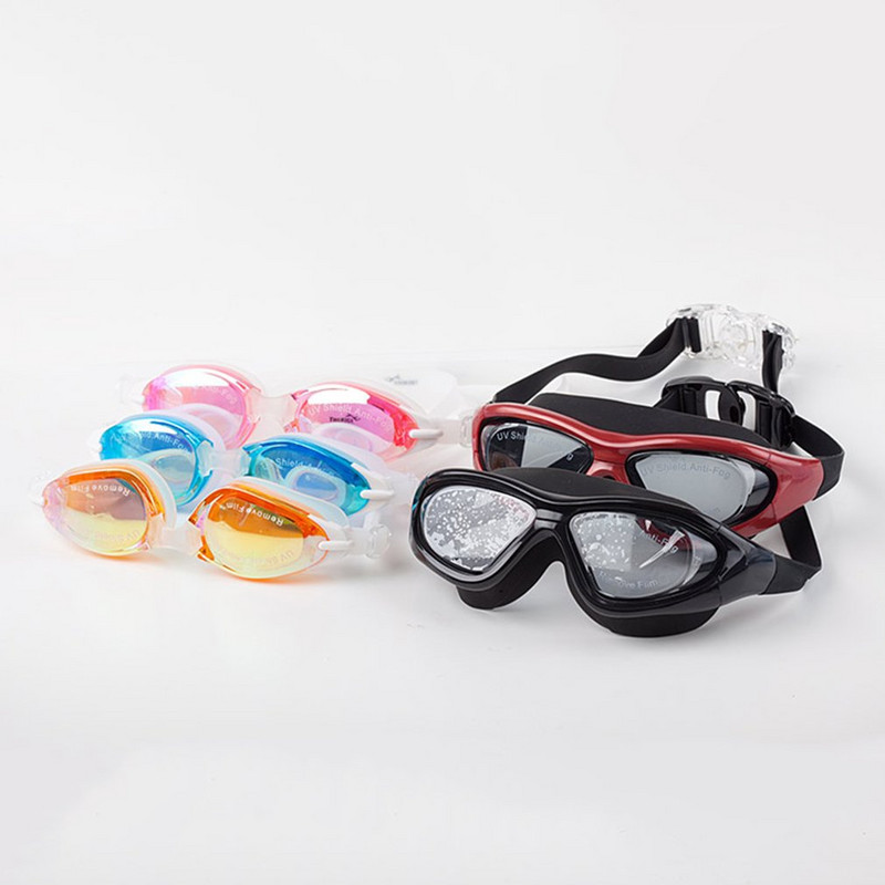 Didelis rėmelis, skirtas suaugusiems vyrams, moterims, nuo rūko, vandeniui atsparus UV apsaugantis lauko plaukimo patalpose, patogus akinių stiklas