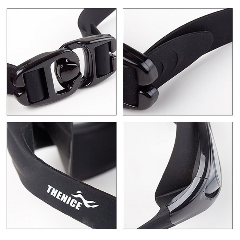 Didelis rėmelis, skirtas suaugusiems vyrams, moterims, nuo rūko, vandeniui atsparus UV apsaugantis lauko plaukimo patalpose, patogus akinių stiklas