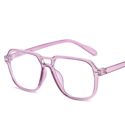 seemfly Retro čiste leće Kvadratni veliki okviri za naočale Muškarci Žene Kompjuterski okviri za naočale protiv plave svjetlosti Optički ultralaki okviri za naočale