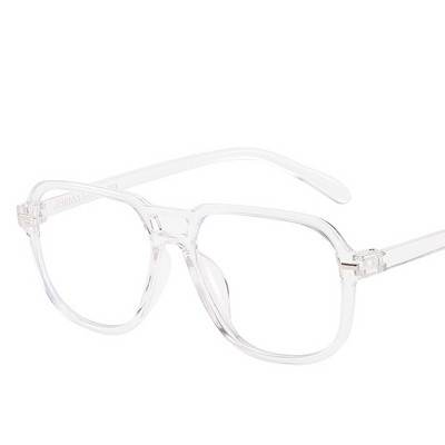 seemfly Retro čiste leće Kvadratni veliki okviri za naočale Muškarci Žene Kompjuterski okviri za naočale protiv plave svjetlosti Optički ultralaki okviri za naočale