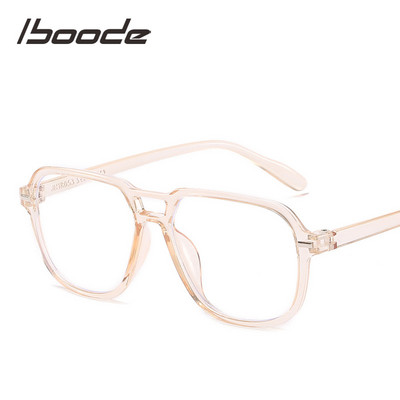 seemfly Retro čiste leće Kvadratni veliki okviri za naočale Muškarci Žene Kompjuterski okviri za naočale protiv plave svjetlosti Optički ultralaki okviri za naočale