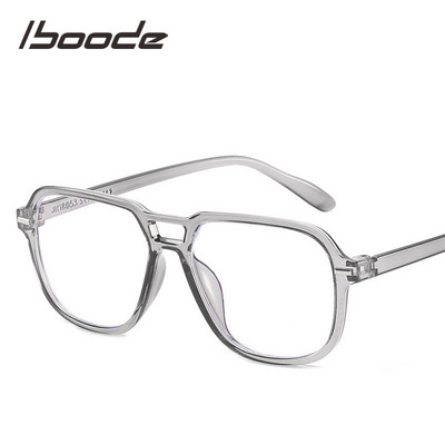 seemfly Retro čiste leće Kvadratni veliki okviri za naočale Muškarci Žene Kompjuterski okviri za naočale protiv plave svjetlosti Optički ultralaki okviri za naočale