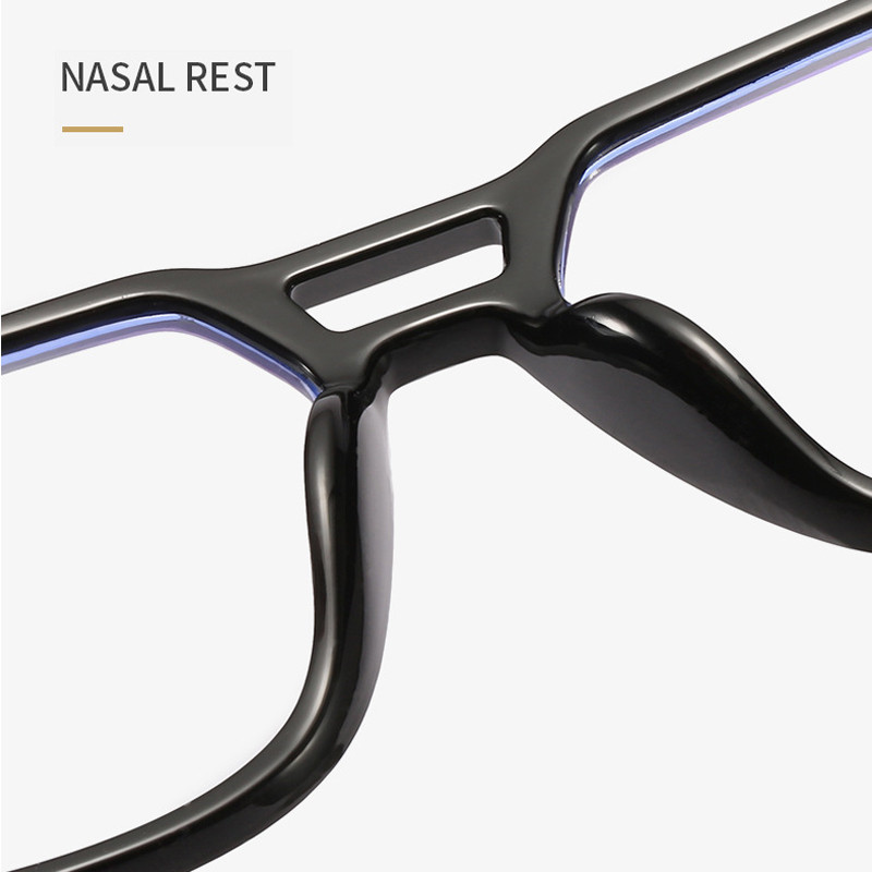 seemfly Retro čiste leće Kvadratni veliki okviri za naočale Muškarci Žene Kompjuterski okviri za naočale protiv plave svjetlosti Optički ultralaki okviri za naočale