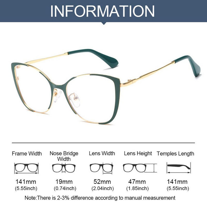 Naočale protiv plave svjetlosti Žene Muškarci Preveliki optički okviri Zaštita za oči Ultra lagane naočale Naočale za uredsko računalo Naočale