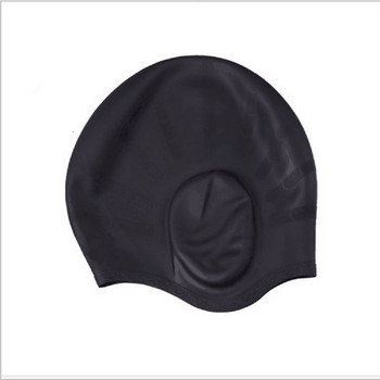 Νέο εύκαμπτο πλαστικό καπάκι ντους με τζελ για άνδρες και γυναίκες κατάλληλο για σκουφάκι μπάνιου με μακριά μαλλιά αδιάβροχο καπάκι αυτιού πισίνας