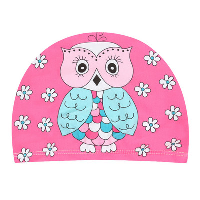 Vaikai Vaikai Elastinis audinys Animacinis plaukimo kepuraitė Baseinas Vandens sportas Apsaugokite ausis Kepurė maudymosi kepuraitės Kepurės berniukai Mergaitės