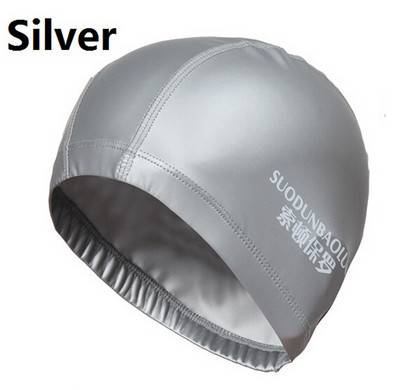 Uus 2021. aasta elastne veekindel PU-kangas, kaitseb kõrvu, pikkade juustega, spordi ujumisbasseini müts, ujumismüts, tasuta suurus meestele ja naistele täiskasvanutele