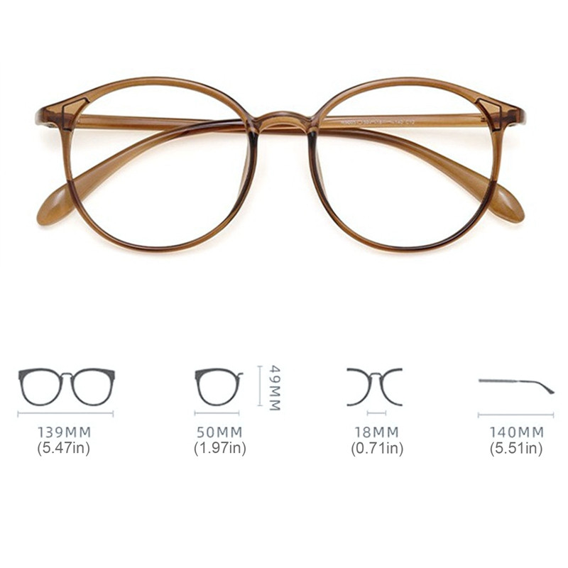 2023 m. Nauji Kompiuterio akinių rėmeliai Moteriški Vyriški Anti Blue Light Apvalūs akiniai Blokuojantys akiniai Optiniai akiniai Akiniai